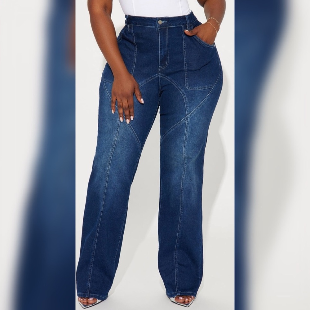 You and Me Stretch Straight Leg Moto Jeans